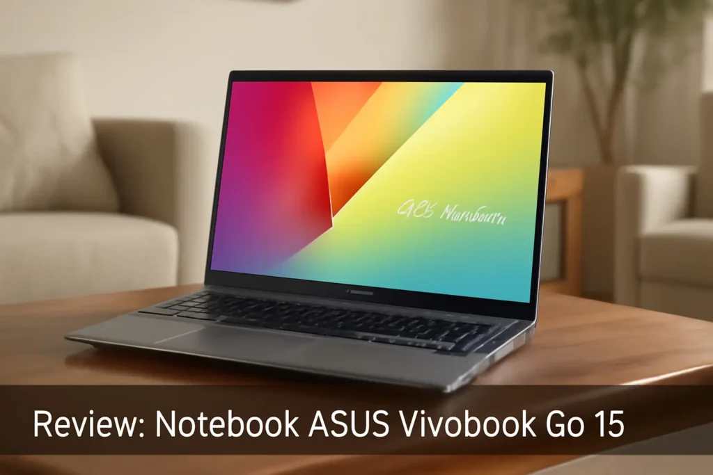 Notebook ASUS Vivobook GO 15: Performance e Design Compacto