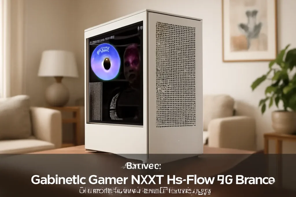 Gabinete Gamer NZXT H5 Flow RGB Branco: Desempenho e Estilo para seu Setup