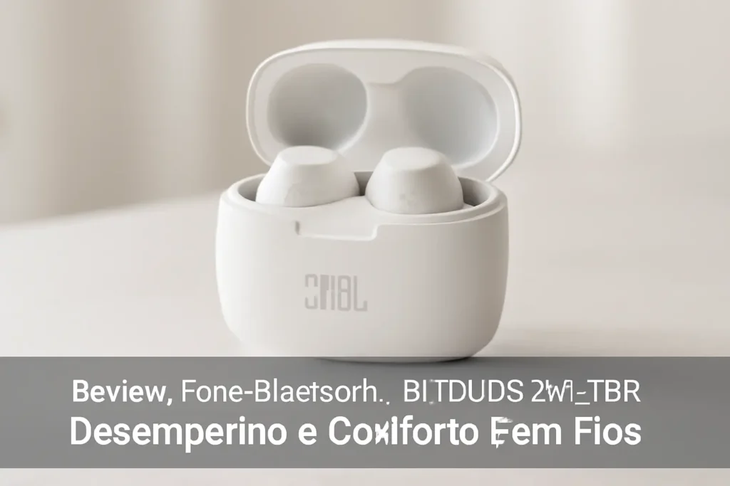 Fone Bluetooth JBLTBUDS2WHTBR: Desempenho e Conforto Sem Fios