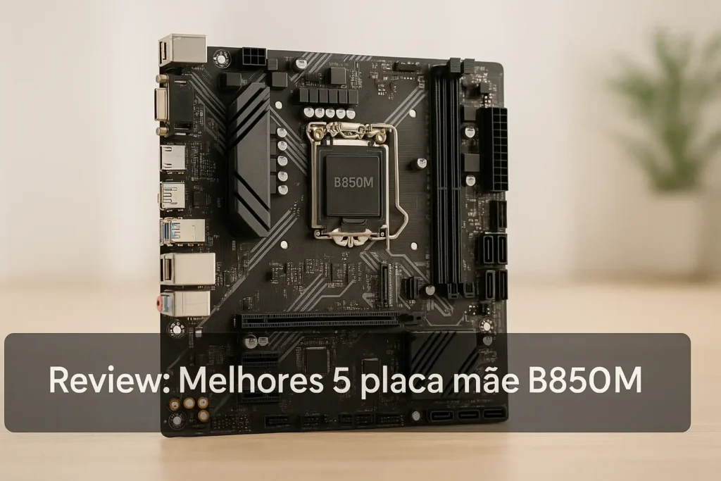 Melhores 5  placa mae b850m