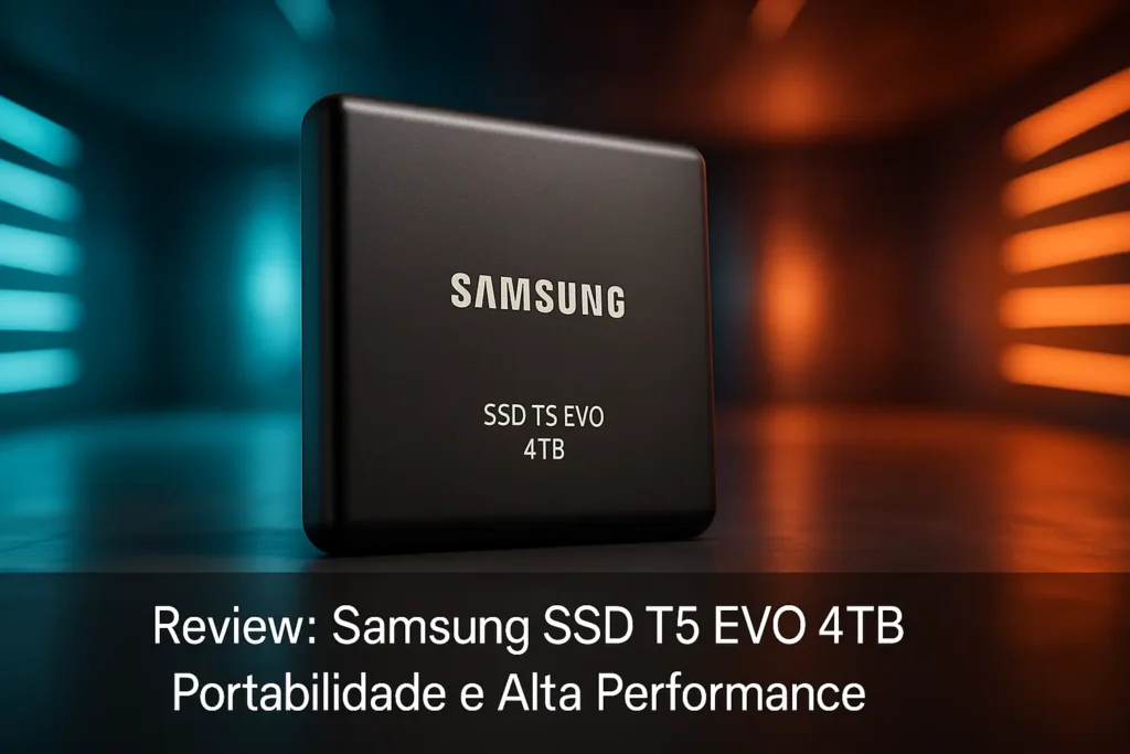 Samsung SSD T5 EVO 4TB: Portabilidade e Alta Performance