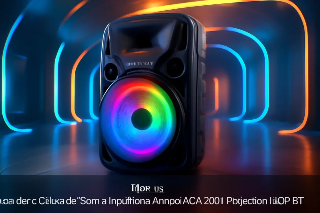 Caixa de Som Amplificada Amvox ACA 2201 Pesadão II LED BT 2200W: Potência e Conectividade sem Limites