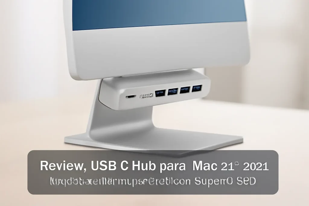USB C Hub para iMac 24" 2021: Acessório Multifuncional com Suporte SSD