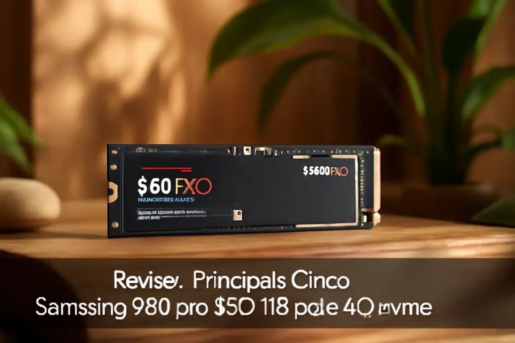 Principais Cinco  Samsung 980 pro SSD 1tb pcie 4.0 nvme