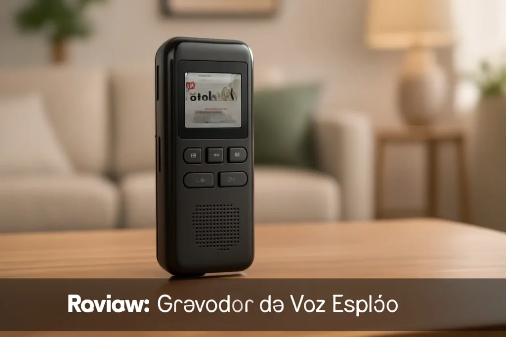 5 Melhores Modelos de gravador de voz espiao