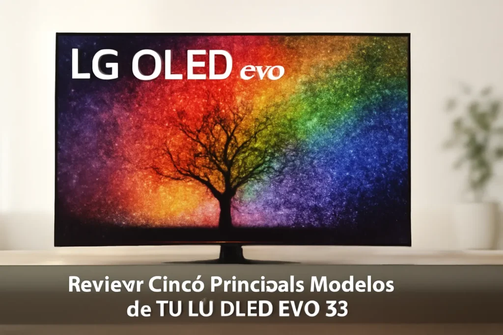 Cinco Principais Modelos de  TV LG OLED EVO 55