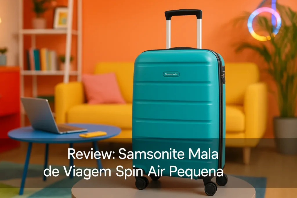 Samsonite Mala de Viagem Spin Air Pequena: Leveza e Segurança para Suas Viagens
