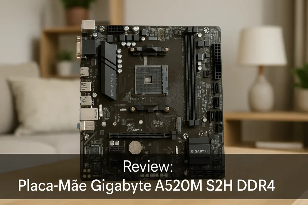 Placa Mãe Gigabyte A520M S2H DDR4: Confiabilidade e Eficiência Compacta