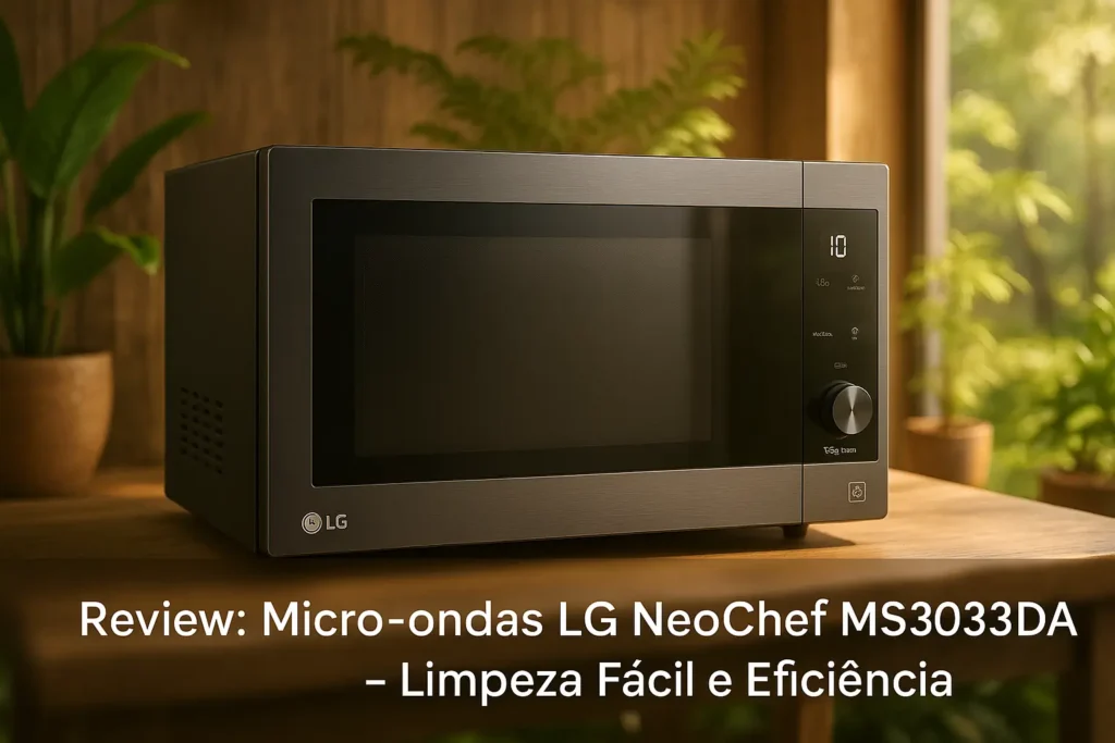 Micro-ondas LG NeoChef MS3033DSA: Limpeza Fácil e Eficiência