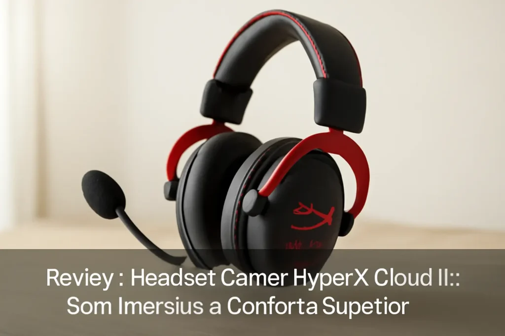 Headset Gamer HyperX Cloud II: Som Imersivo e Conforto Superior