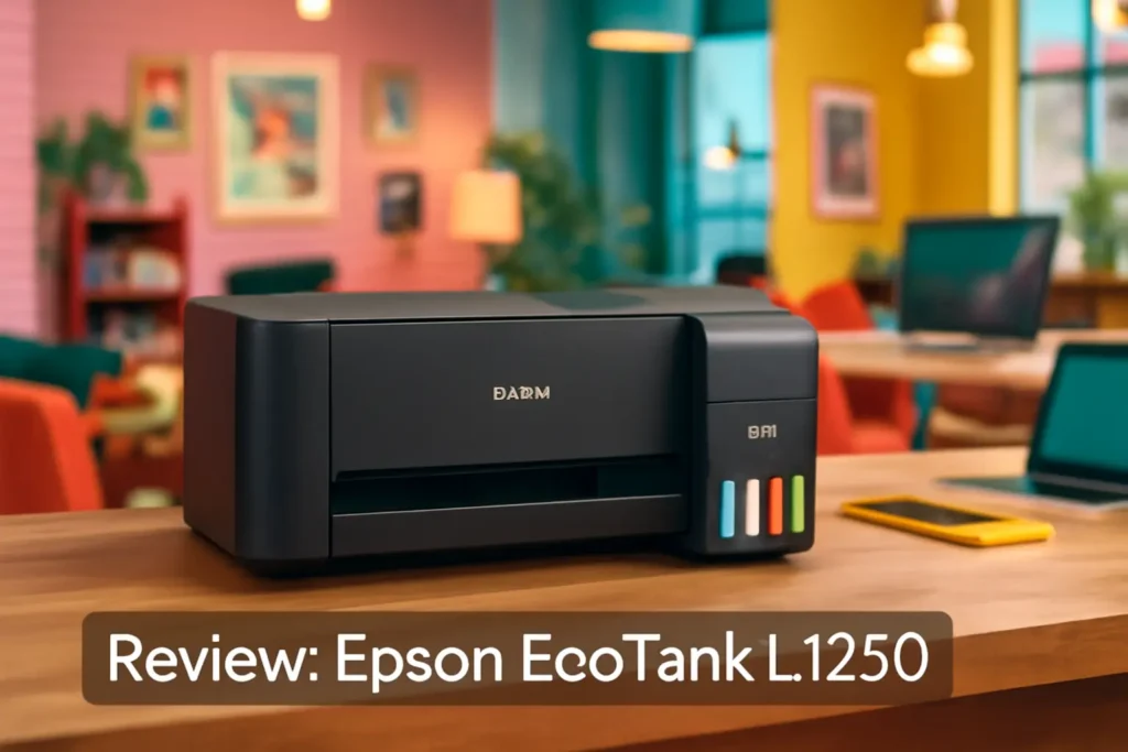 Impressora Epson EcoTank L1250: Tanque de Tinta Colorida e Wi-Fi Direct