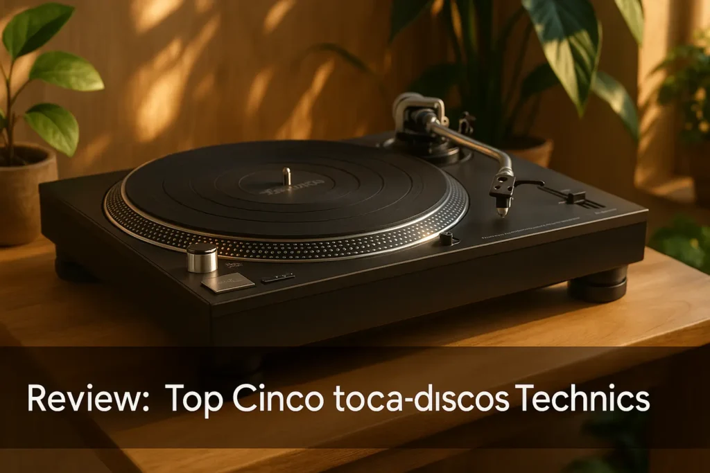 Top Cinco toca-discos technics