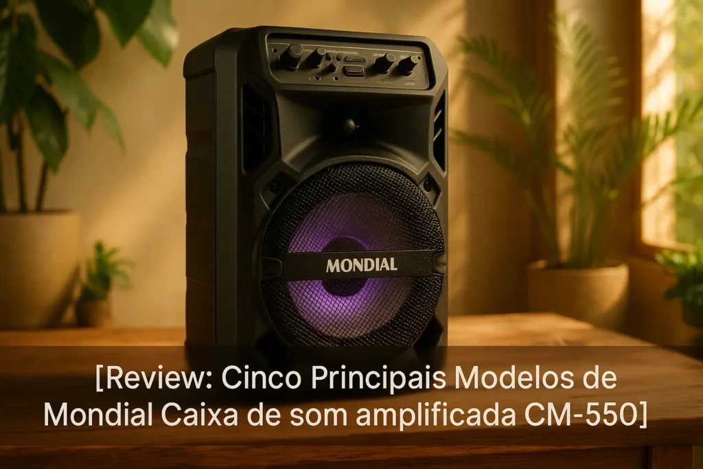 Cinco Principais Modelos de Mondial Caixa de som amplificada cm-550