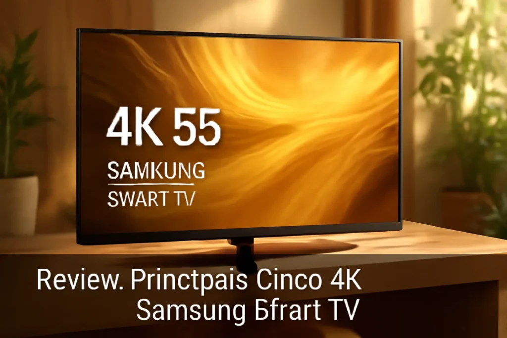 Principais Cinco 4k 55 Samsung smart TV