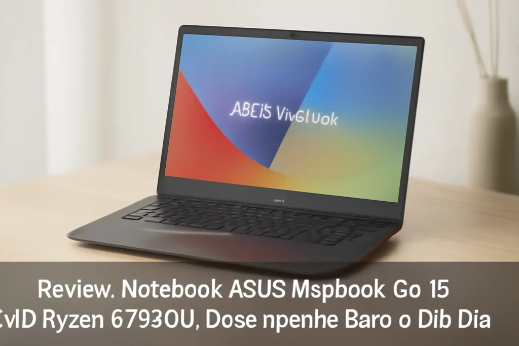 Notebook ASUS VivoBook Go 15, AMD Ryzen 5 7520U: Desempenho para o Dia a Dia