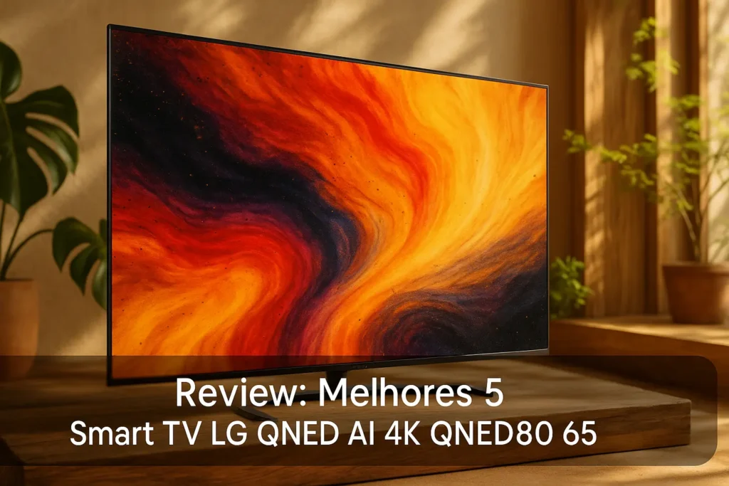 Melhores 5  Smart TV LG QNED AI 4K QNED80 65