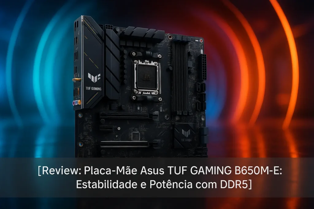 Placa Mãe Asus TUF GAMING B650M-E: Estabilidade e Potência com DDR5
