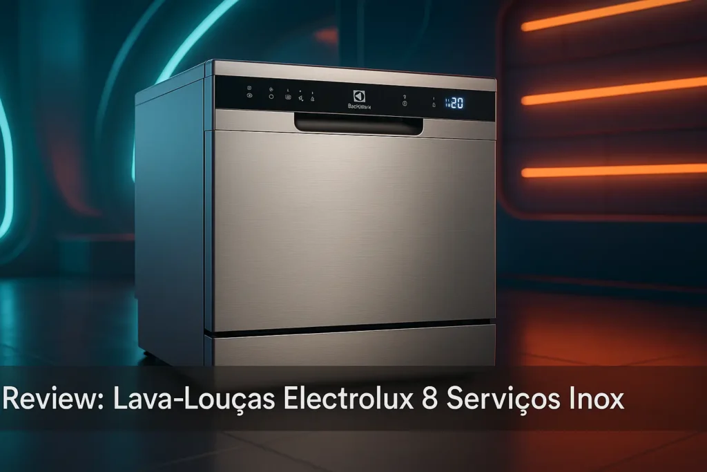 Lava-Louças Electrolux 8 Serviços Inox: Compacta, Moderna e Eficiente