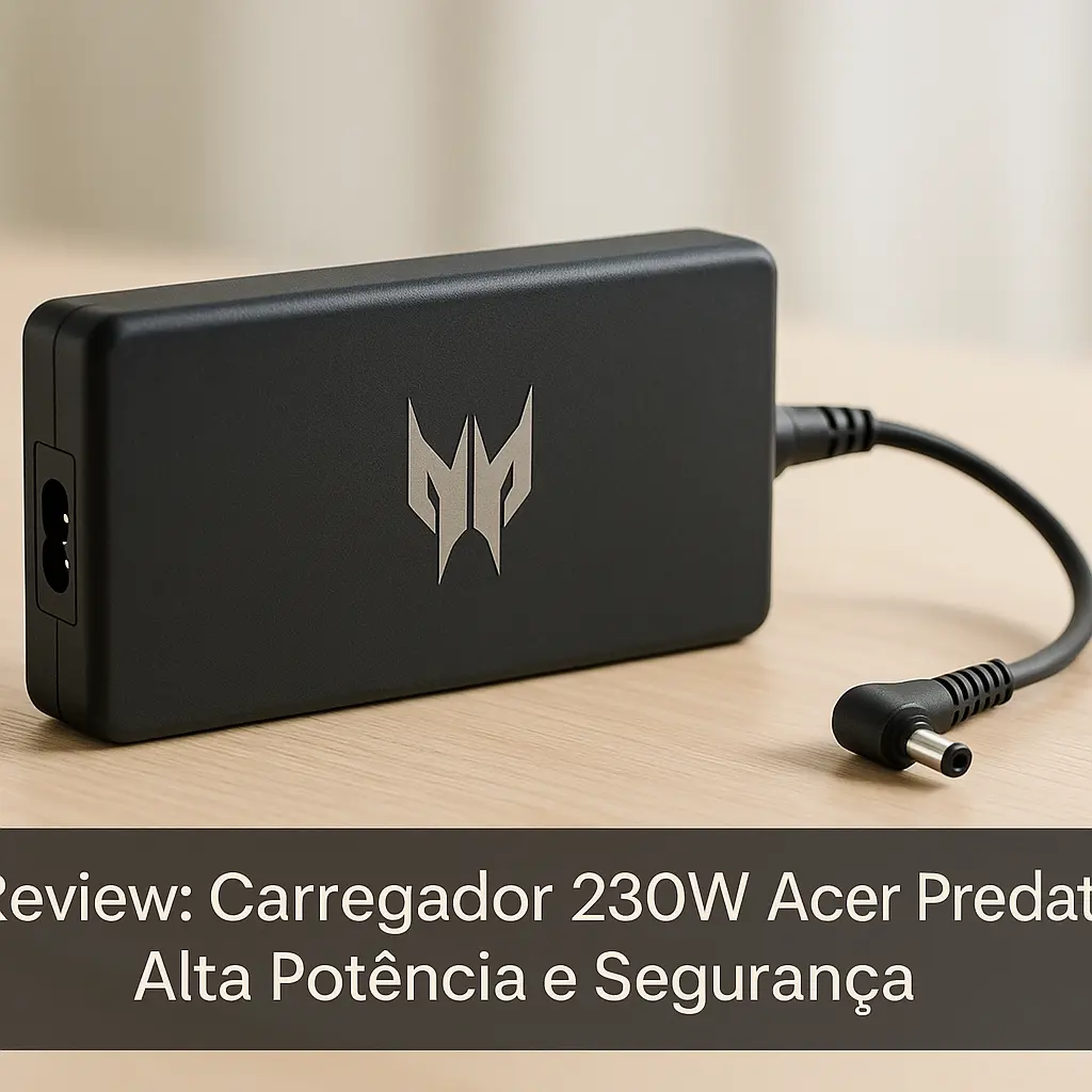 Carregador 230W Acer Predator: Alta Potência e Segurança