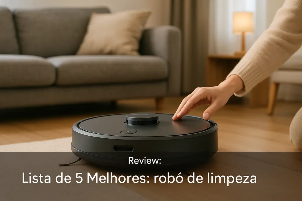 Lista de 5 Melhores:  robo de limpeza