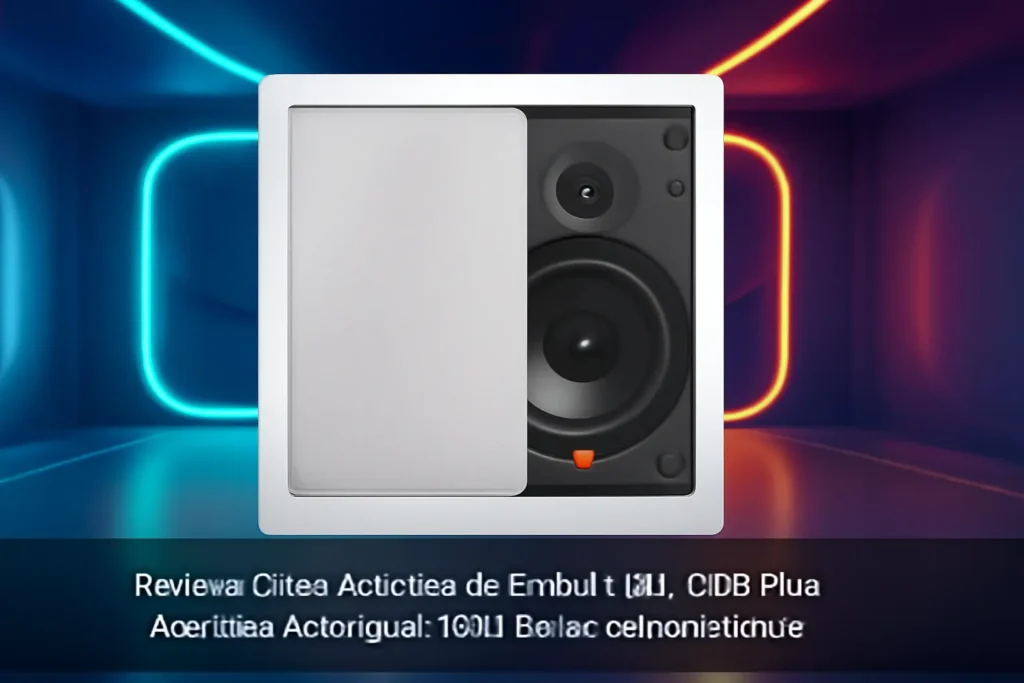 Caixa Acústica de Embutir JBL CI6R Plus Arandela Retangular 160W: Potência e Qualidade de Som