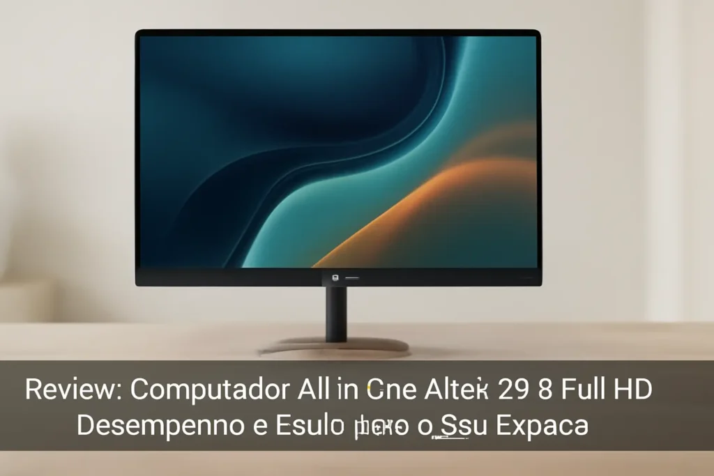 Computador All in One Aitek 23.8" Full HD: Desempenho e Estilo para o Seu Espaço