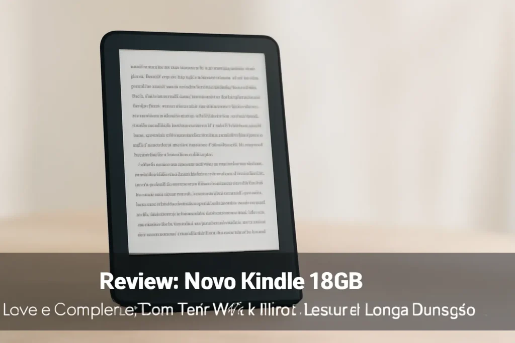 Novo Kindle 16GB - Leve e Compacto, com Tela Antirreflexo e Bateria de Longa Duração