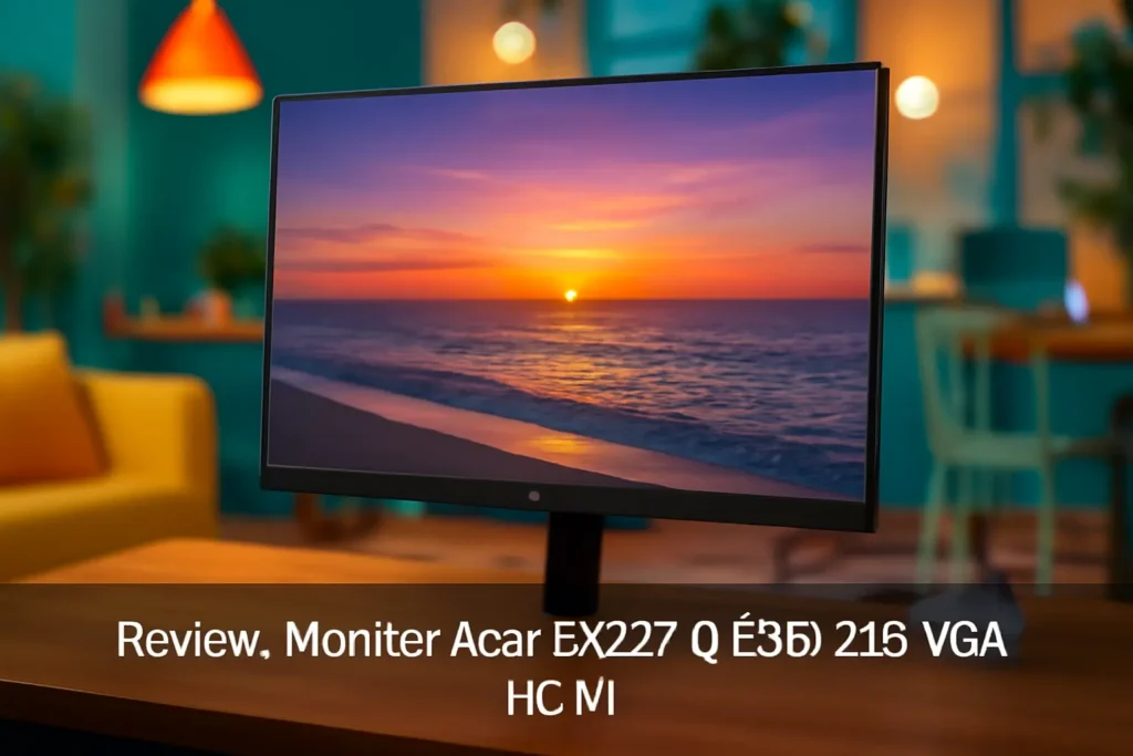 Monitor Acer EK221Q E3bi 21.5" VGA HDMI: Desempenho e Qualidade para Seu Ambiente