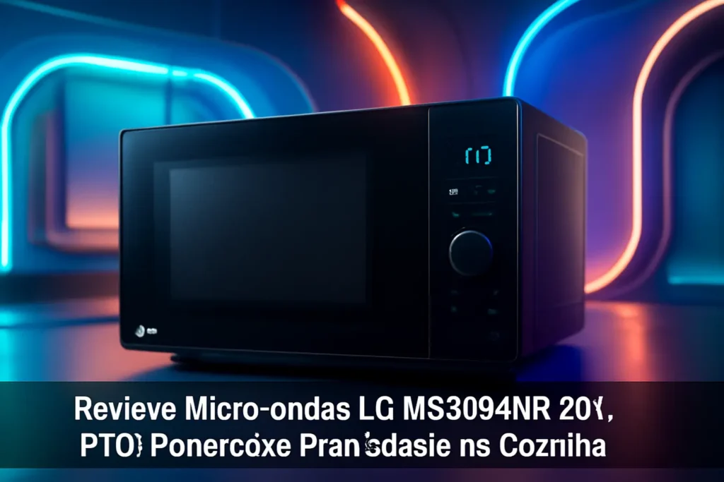 Micro-ondas LG MS3094NR 30L PTO: Potência e Praticidade na Cozinha