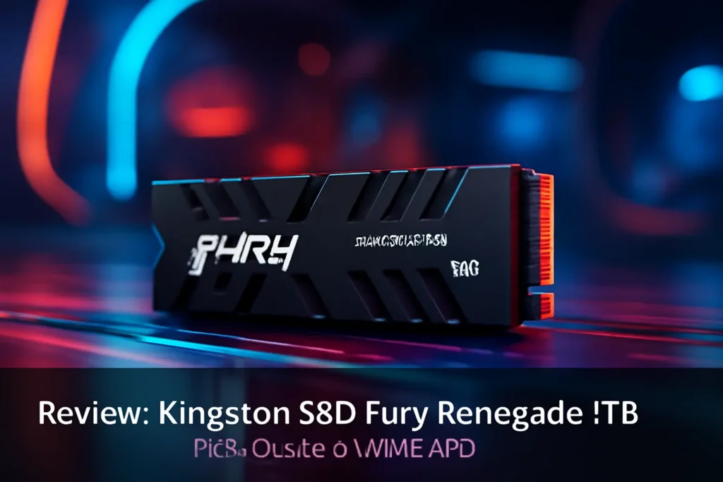 Kingston SSD Fury Renegade 1TB PCIe Gen 4.0 NVMe M.2 com dissipador de calor