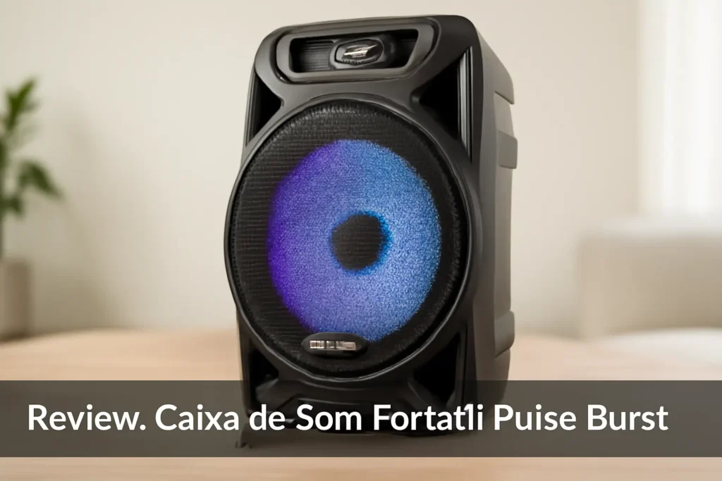 Caixa de Som Portátil Pulse Burst 550W 12" BT/AUX/USB/FM SP403E