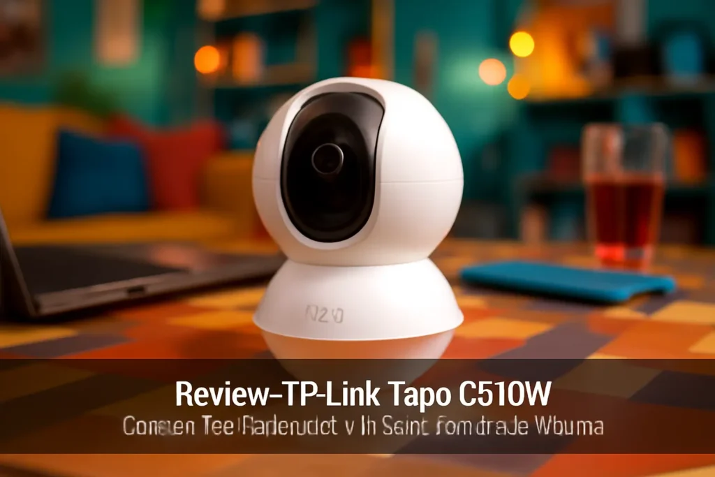 Tapo TP-Link Tapo C510W: Câmara de Segurança Wi-Fi 360° com Visão Noturna