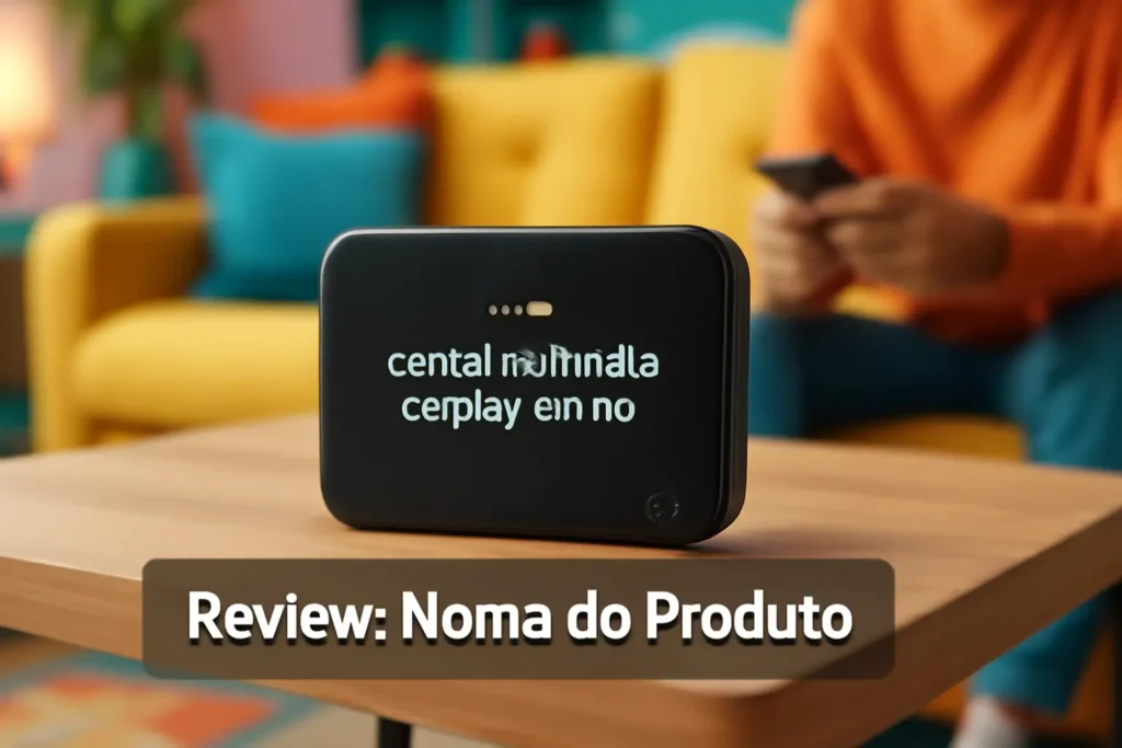 Top Cinco central multimidia carplay sem fio
