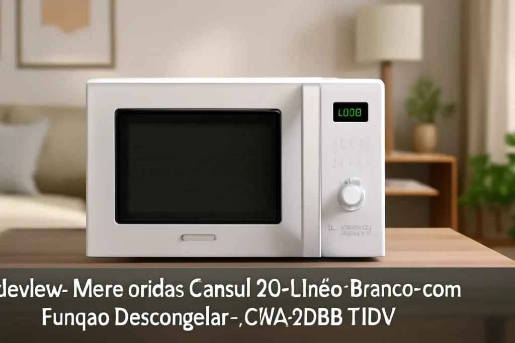 Micro-ondas Consul 20 Litros Branco com Função Descongelar - CMA20BB 110V: Praticidade e Eficiência para Seu Dia a Dia