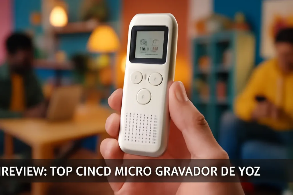 Top Cinco micro gravador de voz