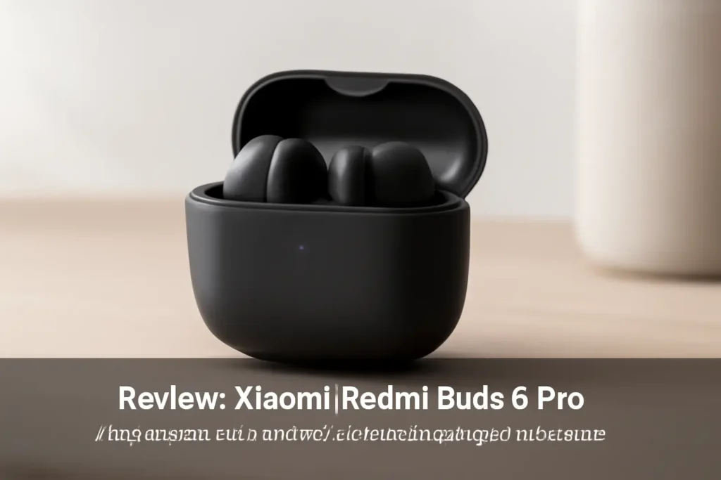Xiaomi Redmi Buds 6 Pro: Áudio de Alta Qualidade e Cancelamento de Ruído Avançado