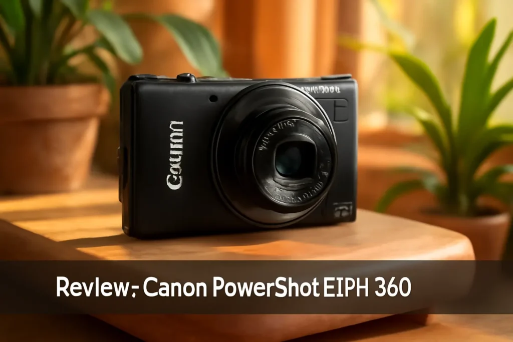 Canon PowerShot ELPH 360: Câmera Digital Compacta com Zoom Óptico de 12x