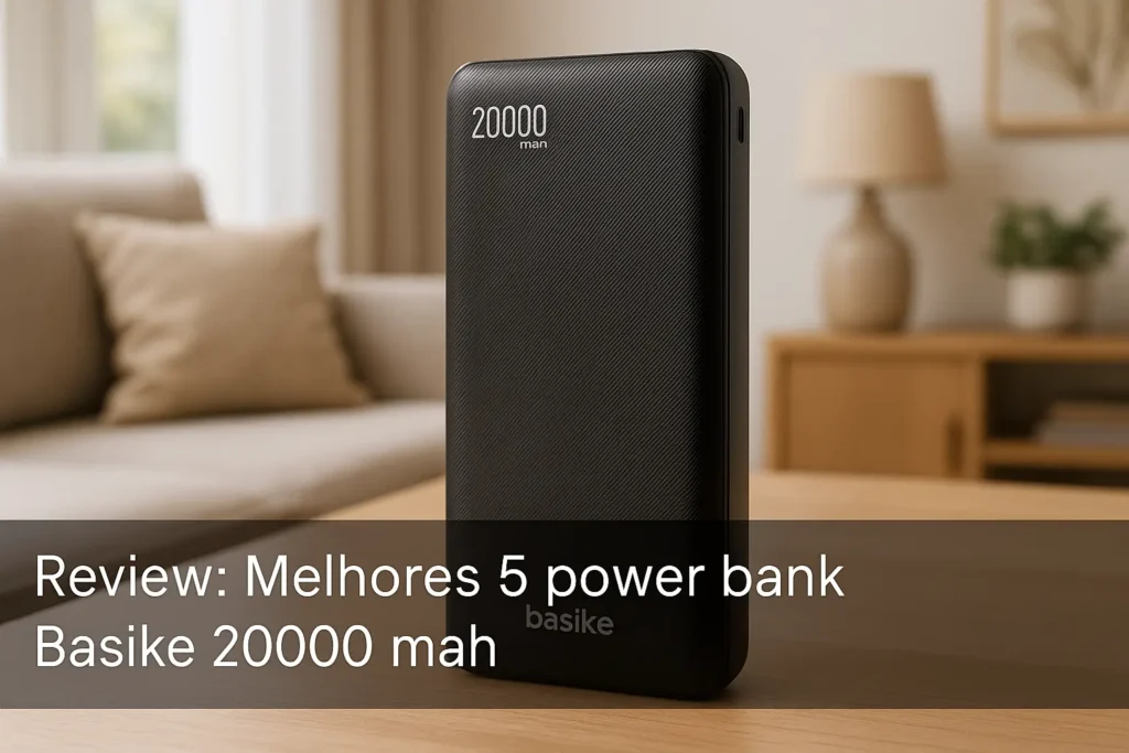 Melhores 5  power bank Basike 20000 mah