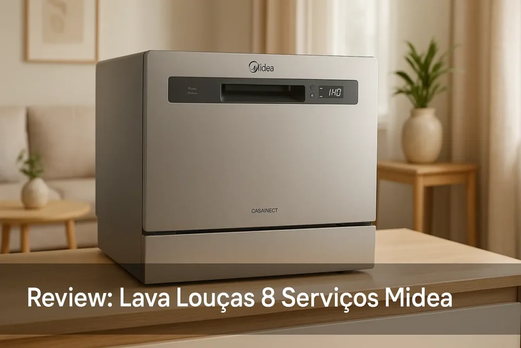 Lava Louças 8 Serviços Midea: compacta, potente e surpreendente