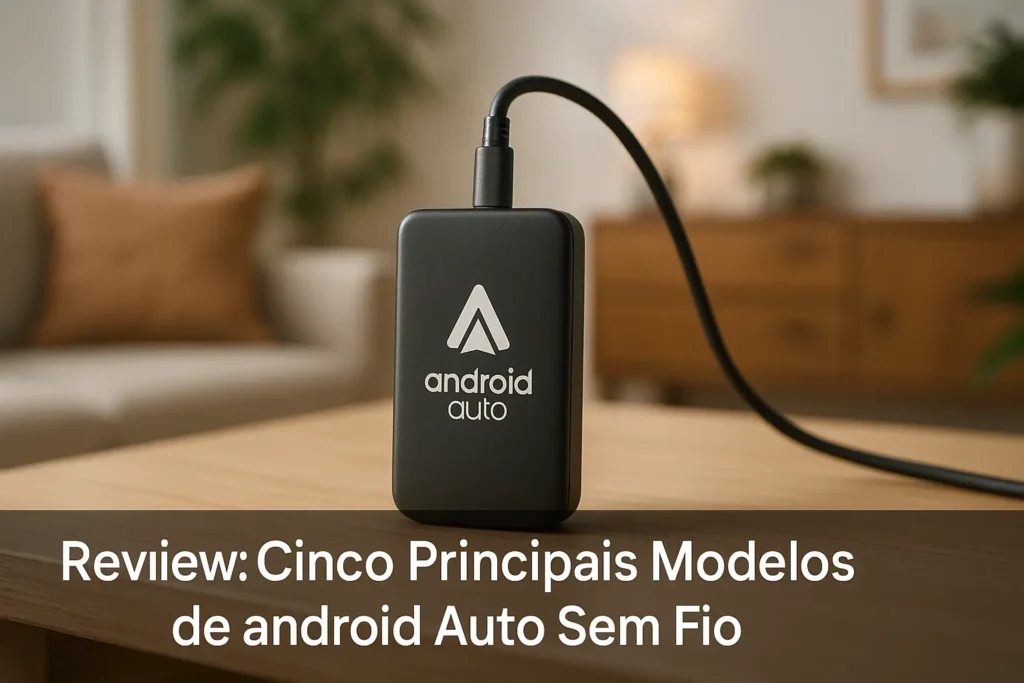 Cinco Principais Modelos de  android auto sem fio