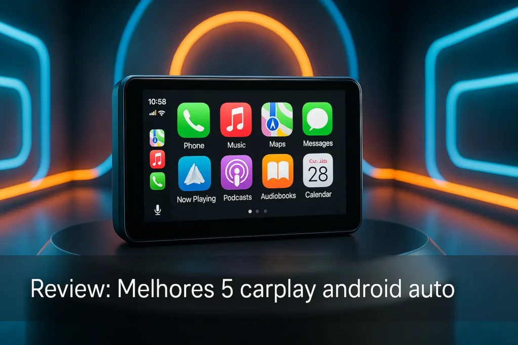 Melhores 5  carplay android auto