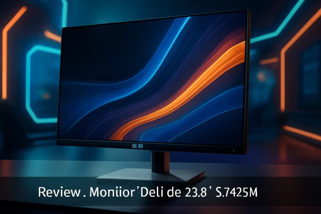 Monitor Dell de 23.8" S2425H: Qualidade e Conforto para Seu Ambiente