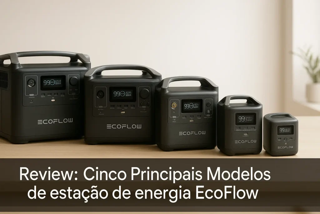 Cinco Principais Modelos de estação de energia ecoflow