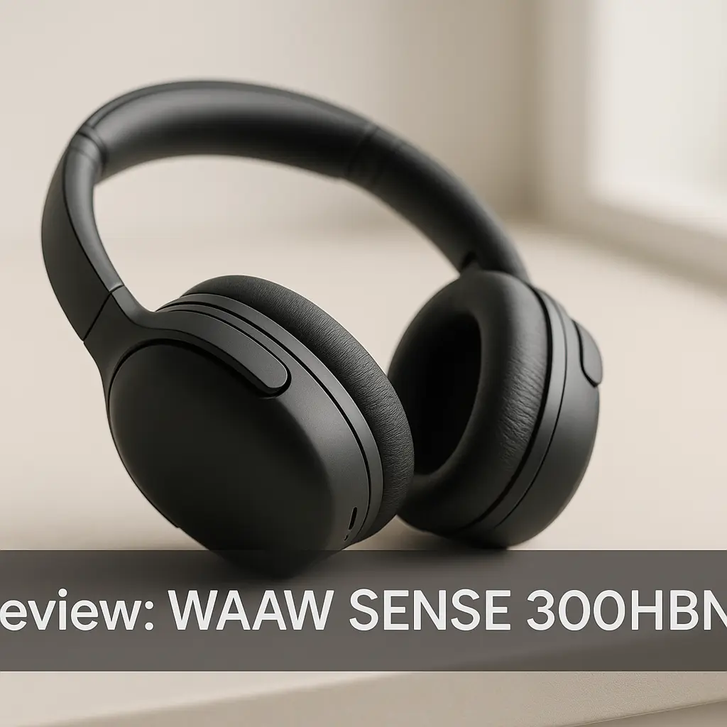 WAAW SENSE 300HBNC: conforto, cancelamento e autonomia