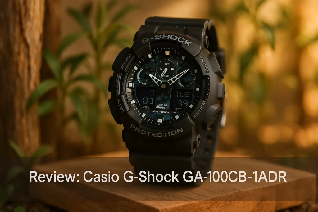 Relógio Casio Shock GA-100CB-1ADR com Estilo Tático