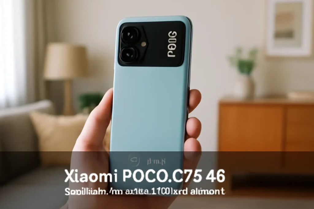 Xiaomi POCO C75 4G: Desempenho e Qualidade de Câmera