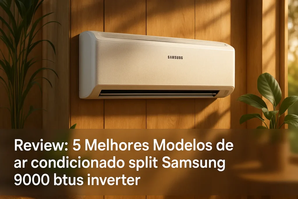 5 Melhores Modelos de ar condicionado split Samsung 9000 btus inverter