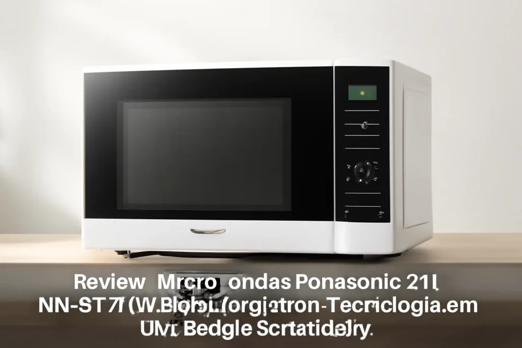 Micro-ondas Panasonic 21L NN-ST27LWRUN: Potência e Tecnologia em Um Design Sofisticado