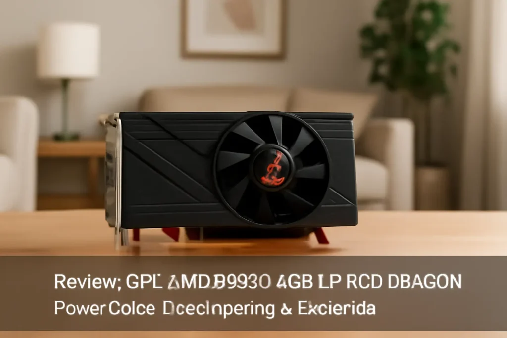 GPU AMD RX550 4GB LP RED DRAGON PowerColor: Desempenho e Eficiência