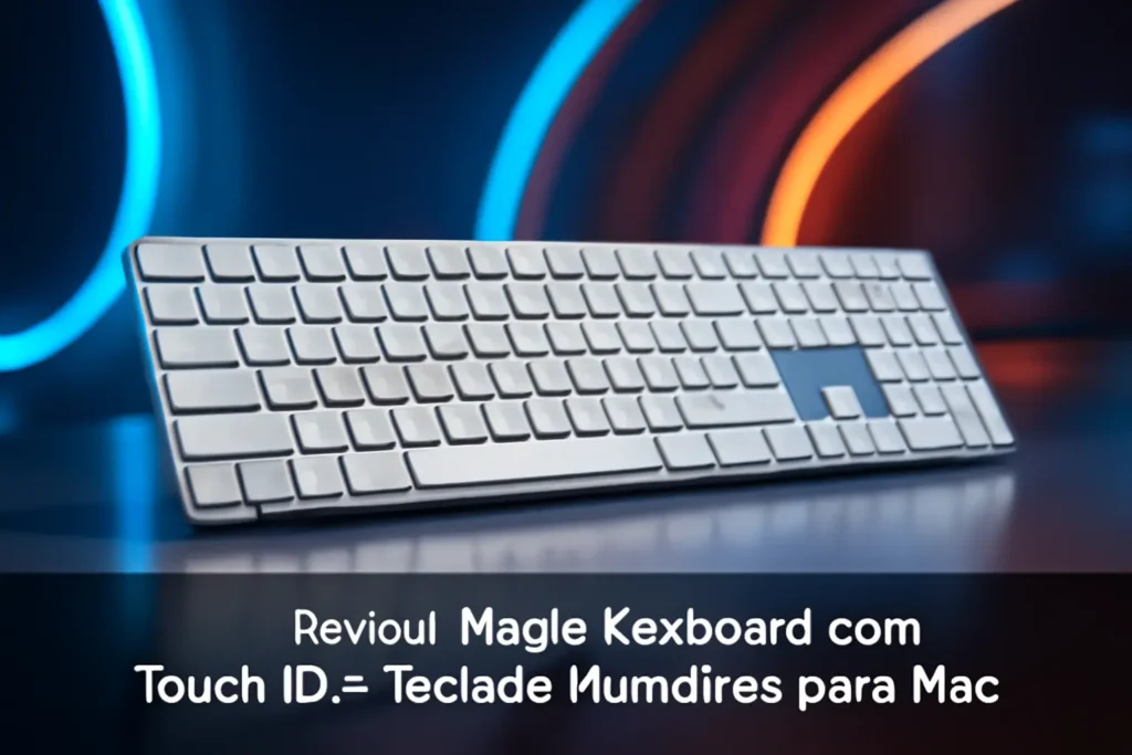 Magic Keyboard com Touch ID e Teclado Numérico para Mac: Conforto e Praticidade em Cada Tecla